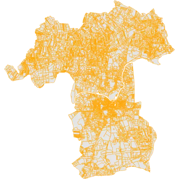 plan cadastral de Montpon Ménestérol 24700