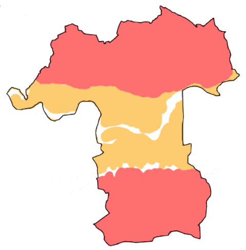 carte aléa retrait gonflement des argiles pour une étude de sol G1 à Montpon Ménestérol